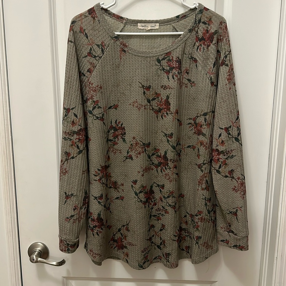 Indigo Soul top size Large